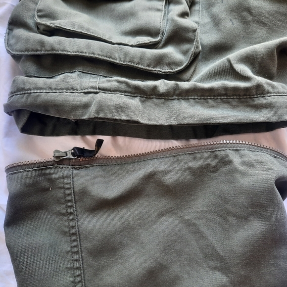 Boy Scouts Of America Convertible Pants Mens 34x31 Green Cargo Hiking Outdoors - Picture 3 of 5